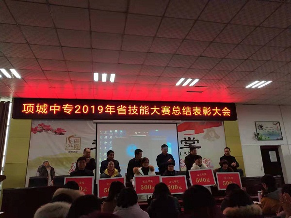 2019省技能大赛总结及表彰大会