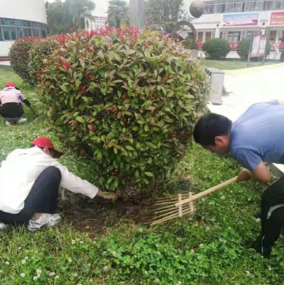 项城中专“创卫有我”志愿者活动之19秋电商班